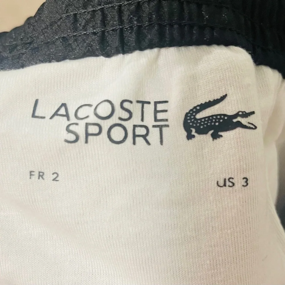 NWT Men’s Lacoste Sport Jogger Pants Black Size 3 (Small) with drawstring - Picture 6 of 12